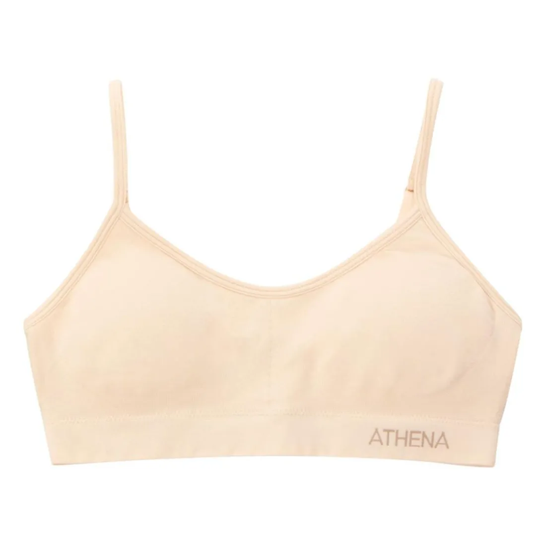 Brassière à coques amovibles fille Sans Couture Fashion Athena Fille beige