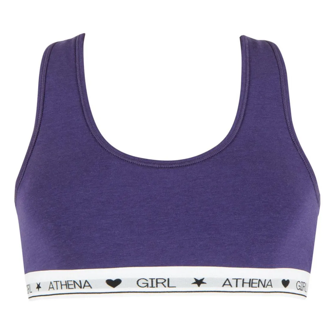 Brassière à coques amovibles fille coton ultra doux