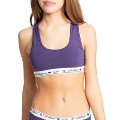 Brassière à coques amovibles fille coton ultra doux
