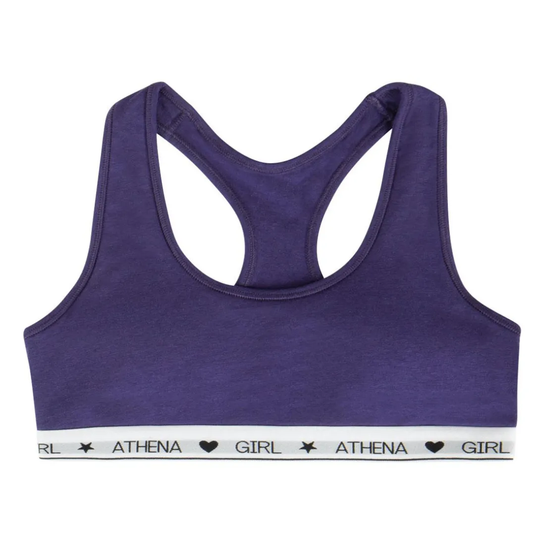Brassière à coques amovibles fille coton ultra doux