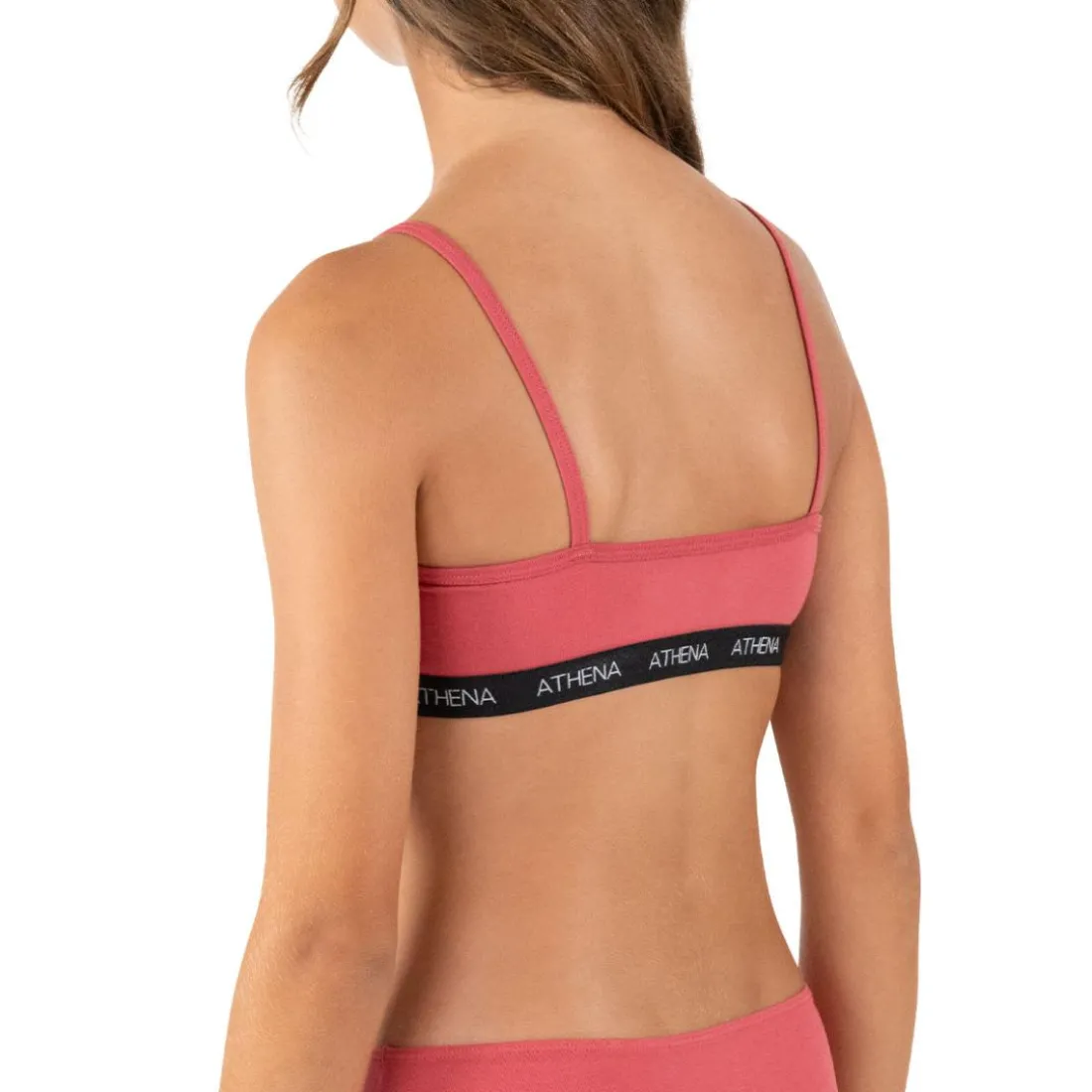 Brassière fille My Petit Prix Athena Fille rouge en coton