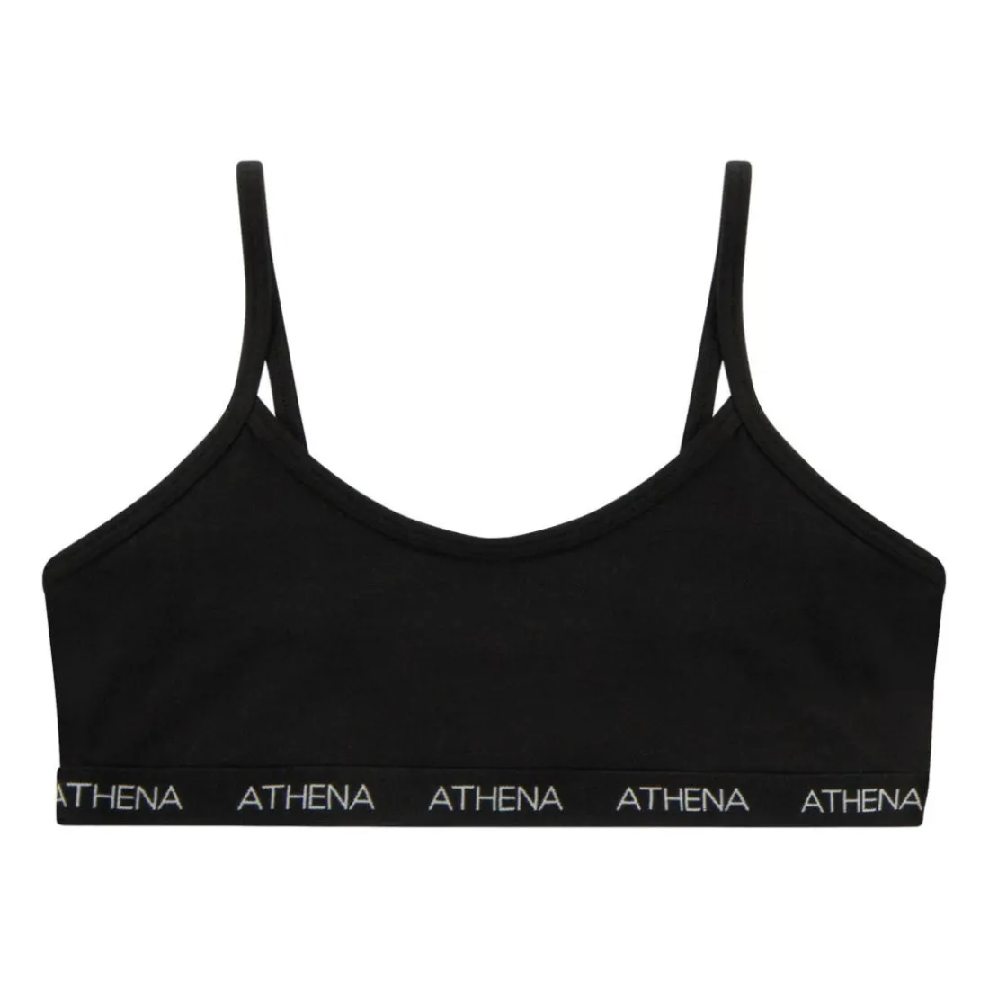 Brassière fille My Petit Prix Athena Fille noir en coton