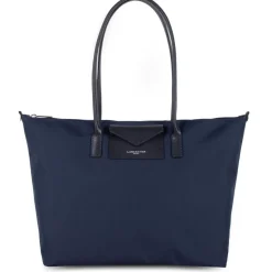 Cabas Epaule Bleu Zippé Taille L SMART KBA - Lancaster en tissu