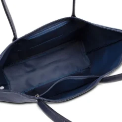 Cabas Epaule Bleu Zippé Taille L SMART KBA - Lancaster en tissu