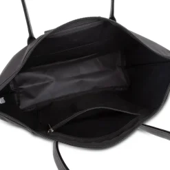 Cabas Epaule Noir Zippé Taille L SMART KBA - Lancaster en tissu