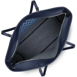 Cabas Epaule Zippé L IKON Bleu - Lancaster en tissu