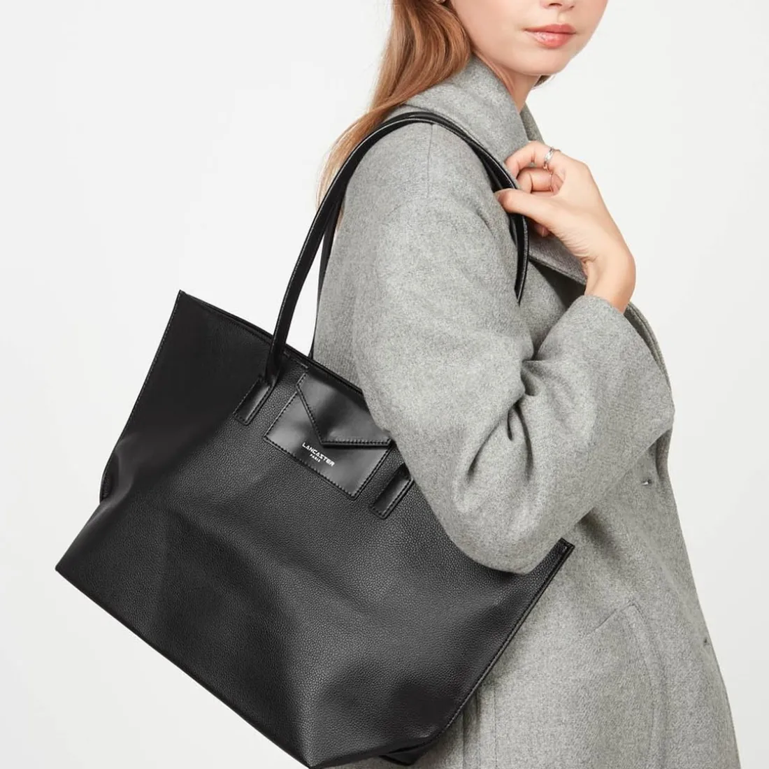 Cabas Epaule Zippée - Maya noir