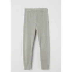 Caleçon Enfant Gris Chiné en maille côte Richelieu Thermolactyl