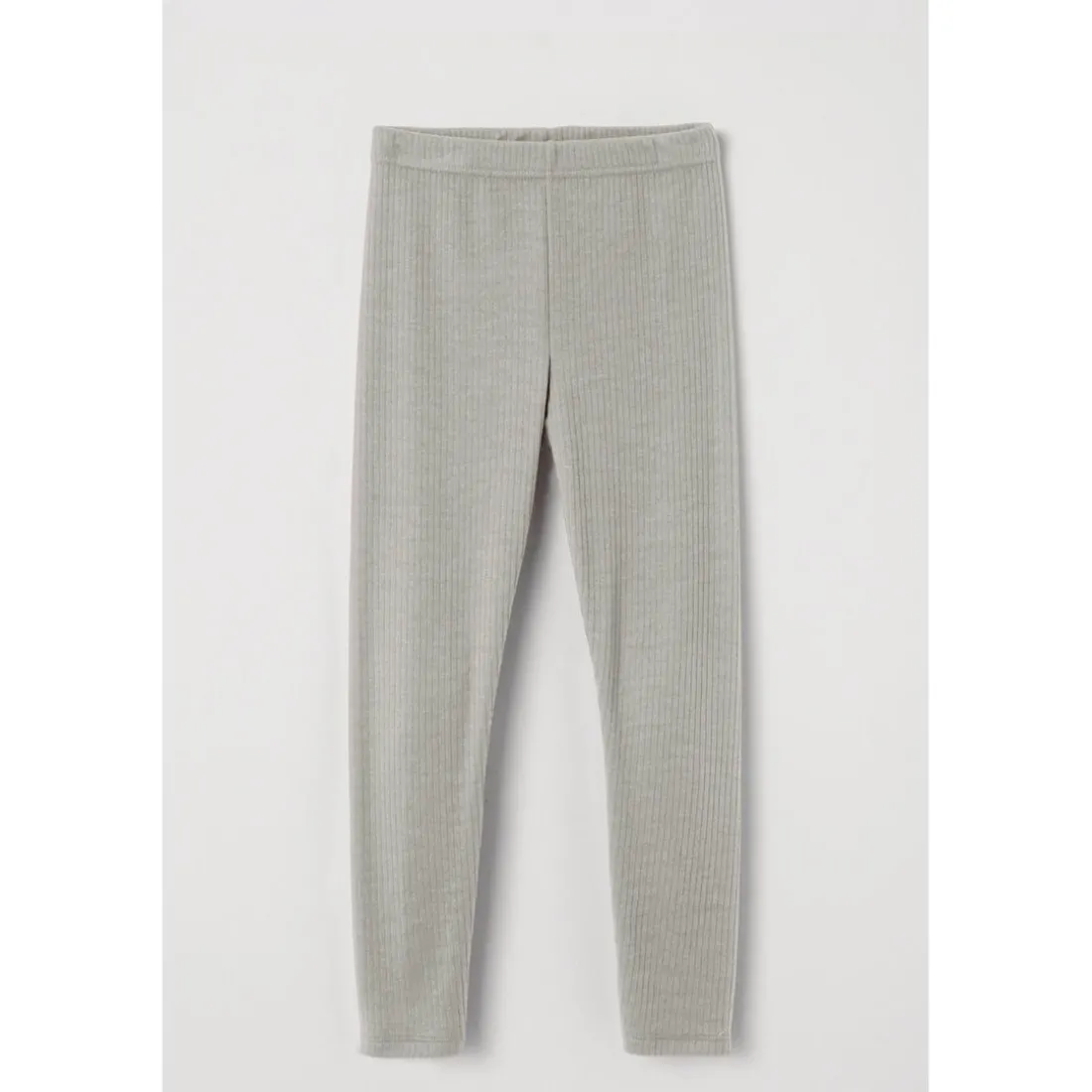 Caleçon Enfant Gris Chiné en maille côte Richelieu Thermolactyl