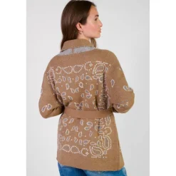 Cardigan BAO marron Sara
