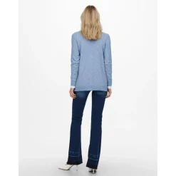 Cardigan bleu en viscose
