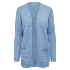 Cardigan bleu en viscose