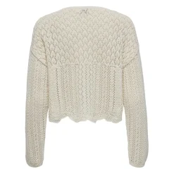 Cardigan col en v col en v blanc Hazel