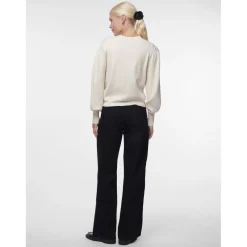 Cardigan en maille beige