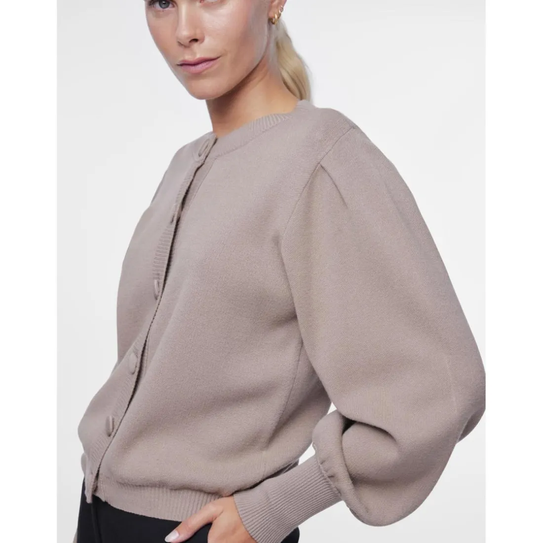 Cardigan en maille gris Rae