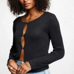 Cardigan femme noir