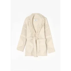 Cardigan IRENA blanc Nora
