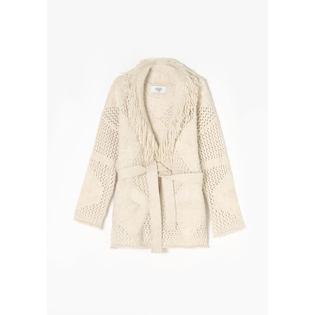 Cardigan IRENA blanc Nora