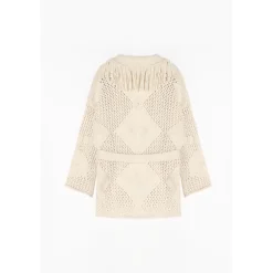 Cardigan IRENA blanc Nora