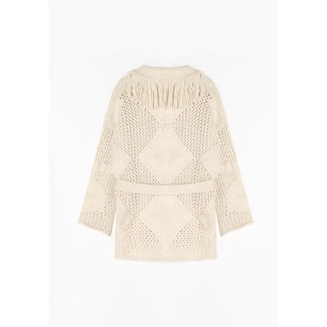 Cardigan IRENA blanc Nora