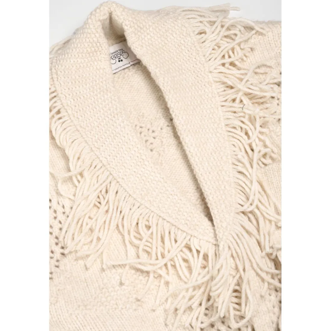 Cardigan IRENA blanc Nora