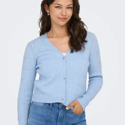 Cardigan Katias - Bleu Lia en viscose