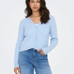 Cardigan Katias - Bleu Lia en viscose