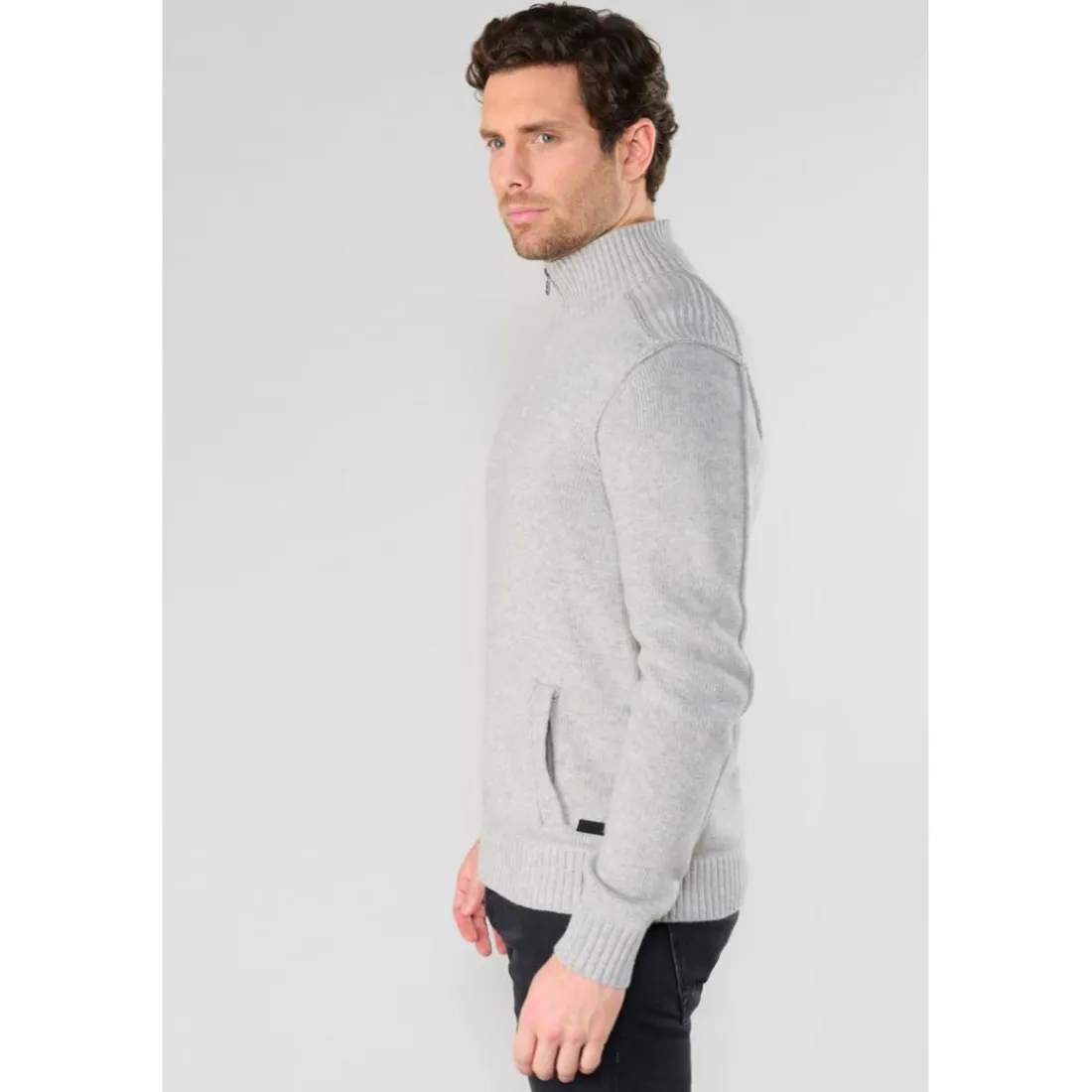 Cardigan LAYA gris Yves
