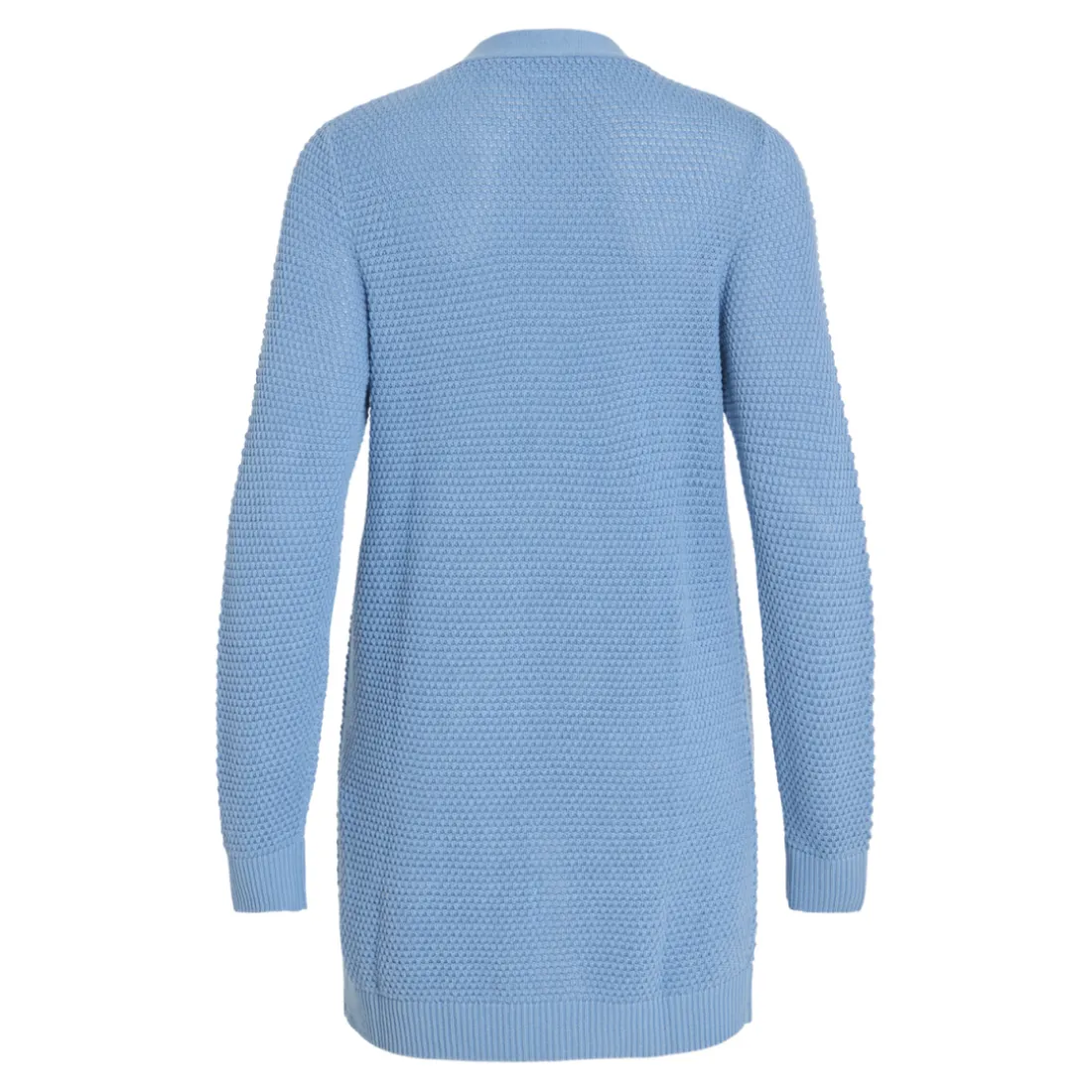 Cardigan manches longues en maille Idalo turquoise Alma