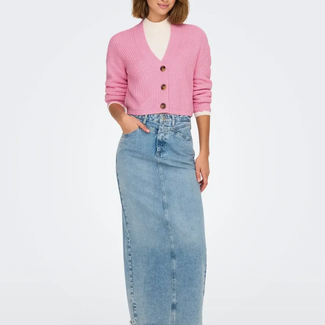 Cardigan rose Kara