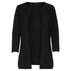 Cardigans Col rond Manches longues noir