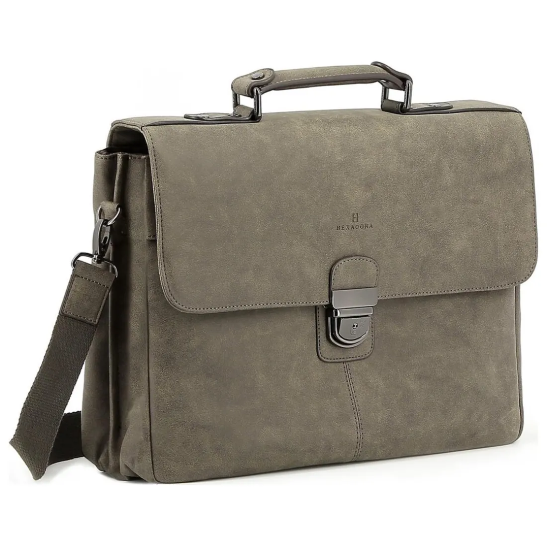 Cartable A4 DIFFERENCE Taupe Liam