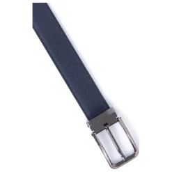 Ceinture ajustable - Croûte de cuir de vachette marine Greg
