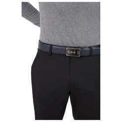 Ceinture ajustable - Croûte de cuir de vachette marron foncé Carl