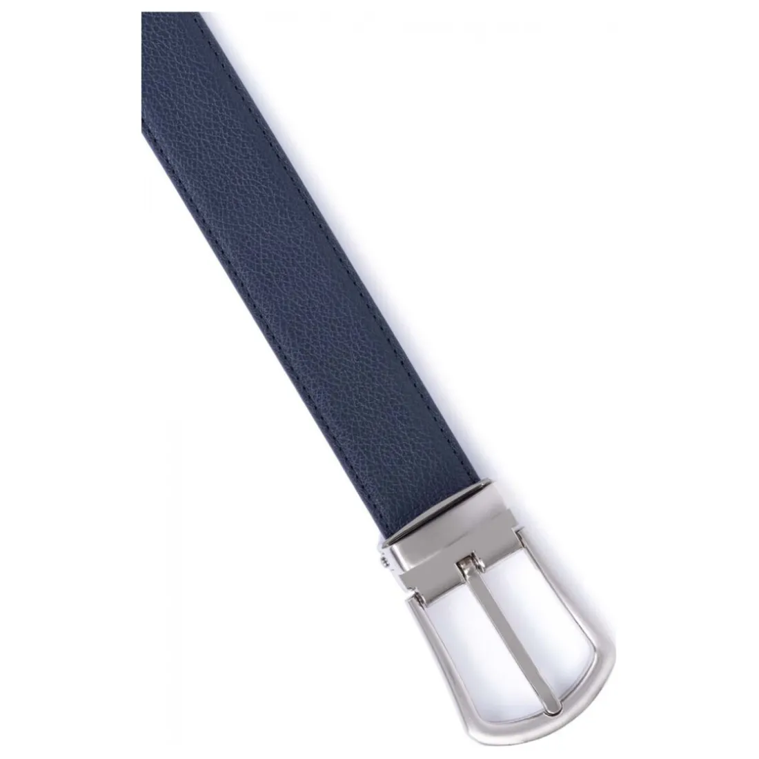 Ceinture ajustable - Cuir de vachette marine Jace