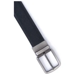 Ceinture ajustable - Cuir de vachette noir Walt