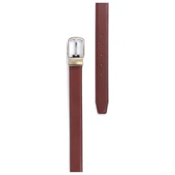 Ceinture ajustable - Cuir de vachette marron Sven