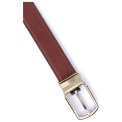 Ceinture ajustable - Cuir de vachette marron Sven