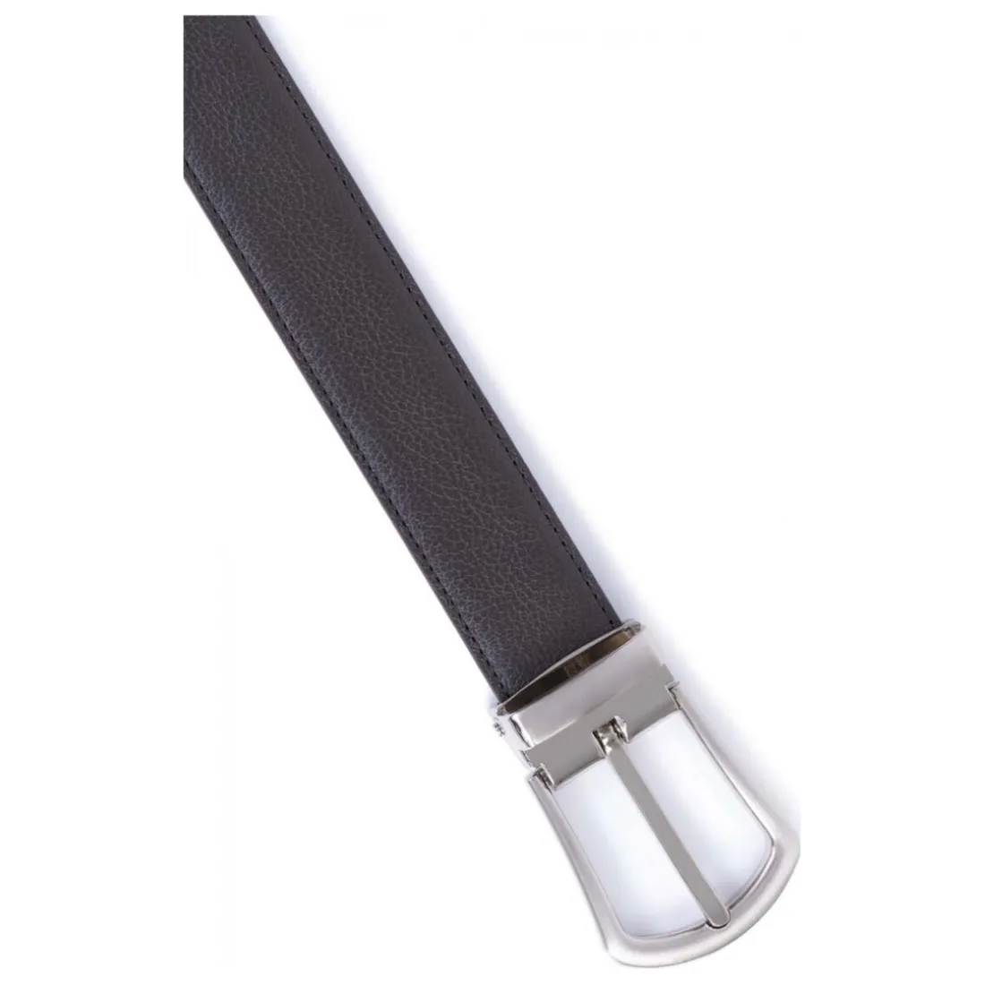 Ceinture ajustable - Cuir de vachette marron foncé Drew