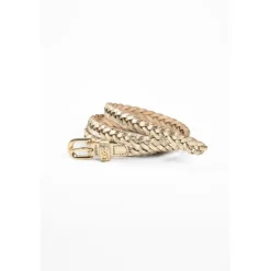 Ceinture en cuir BRAIDY golden Page