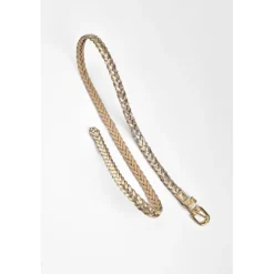 Ceinture en cuir BRAIDY golden Page