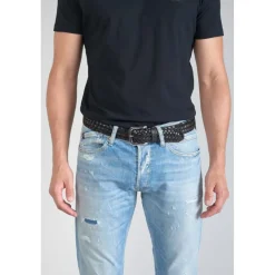 Ceinture en cuir BRAZO noir Xan