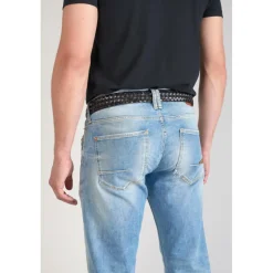 Ceinture en cuir BRAZO noir Xan