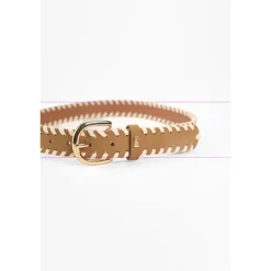Ceinture en cuir CRAFT marron Isla