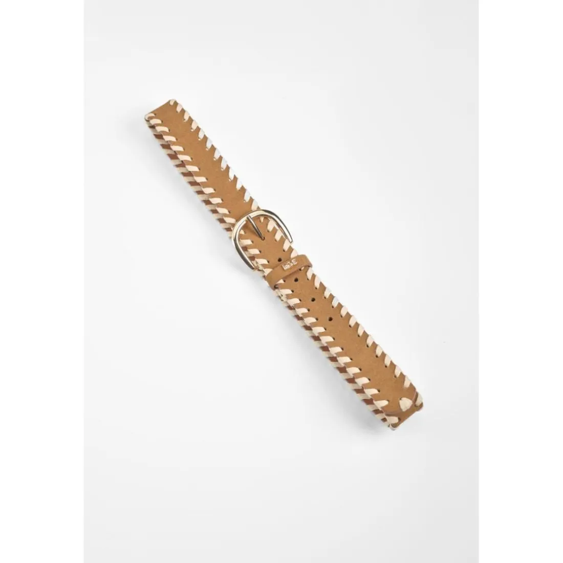 Ceinture en cuir CRAFT marron Isla