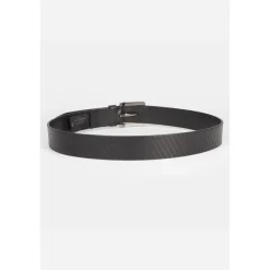 Ceinture en cuir LIBAR noir Raul