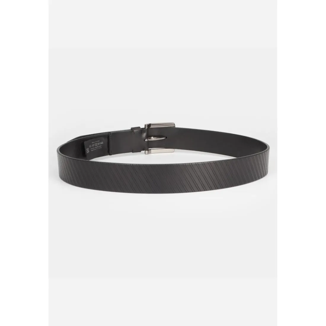 Ceinture en cuir LIBAR noir Raul