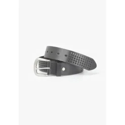 Ceinture en cuir SELVE noir Zane