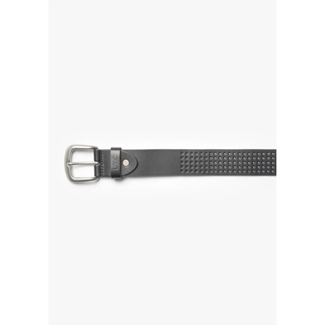 Ceinture en cuir SELVE noir Zane