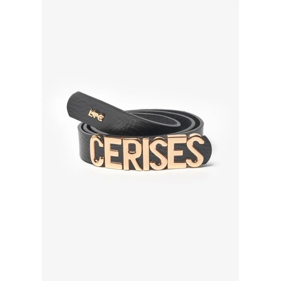 Ceinture en cuir TALLY noir